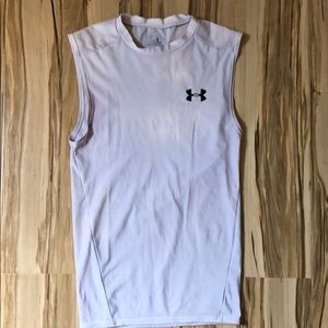 Under Armour fitted tank top.